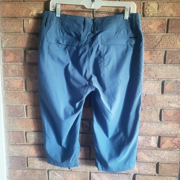 Prana Alana Women's Capri Knicker Hiking Pants Deep Blue Size 12 - Picture 9 of 14
